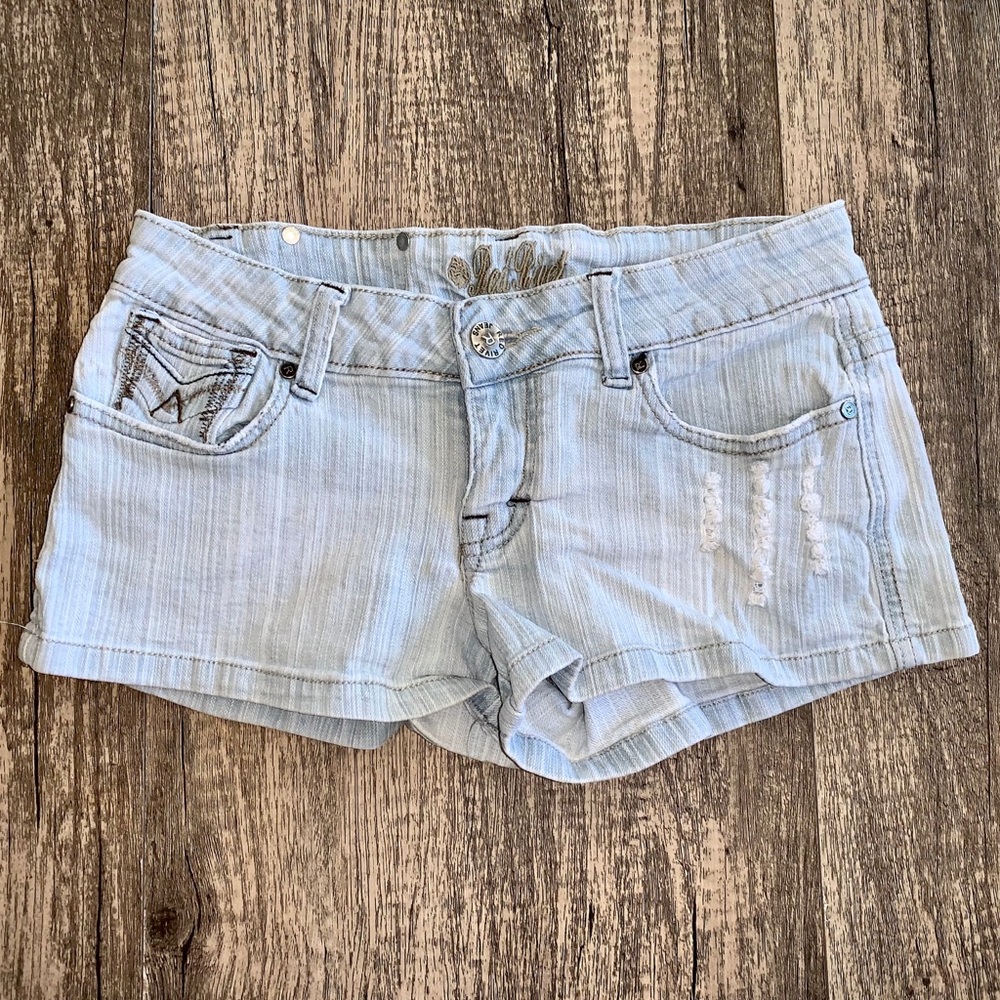 Light Denim Shorts